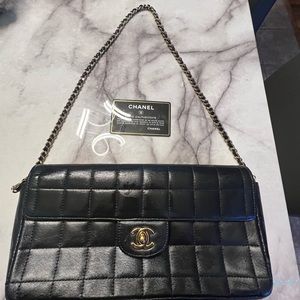 Authentic Chanel bag with dust bag and card